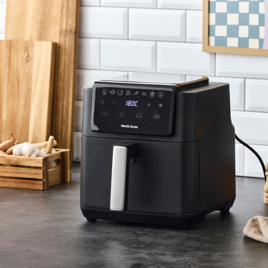 

Airfryer 1500 watt 5 liter Sort